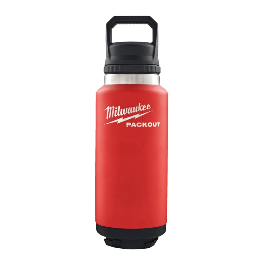 Milwaukee PACKOUT™ 1065 ml fles met deksel rood - 4932493467