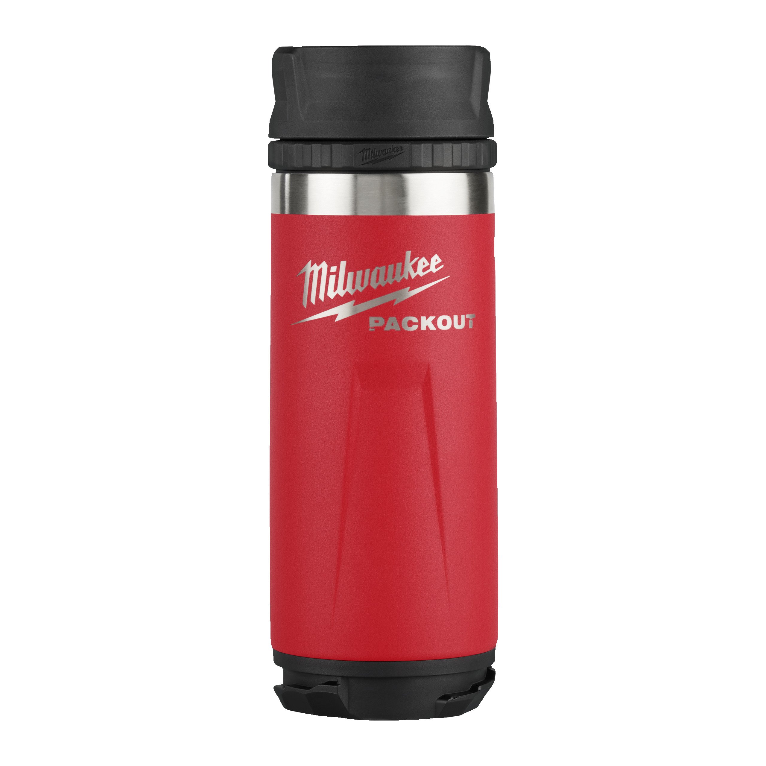 Milwaukee PACKOUT™ Fles met Drinkdop | 532 ml | Rood - 4932493473