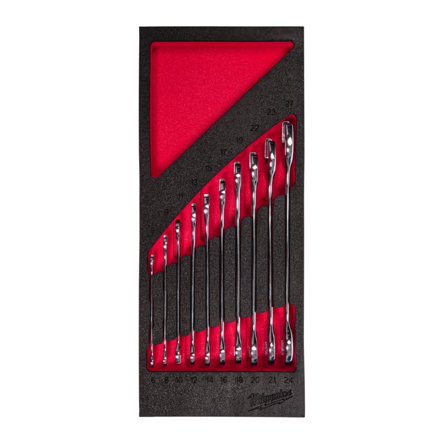 Milwaukee Foam inlay steeksleutelset | 10-delig 4932493629