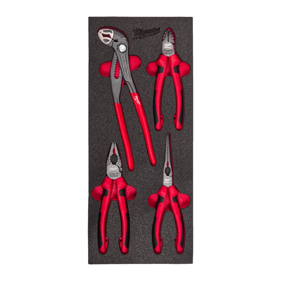 Milwaukee Foam inlay tangenset | 4-delig 4932493631
