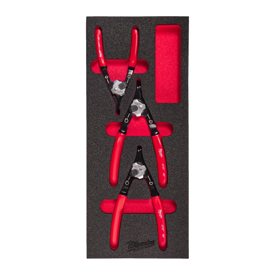 Milwaukee Foam inlay borgveertangenset | 3-delig - 4932493632