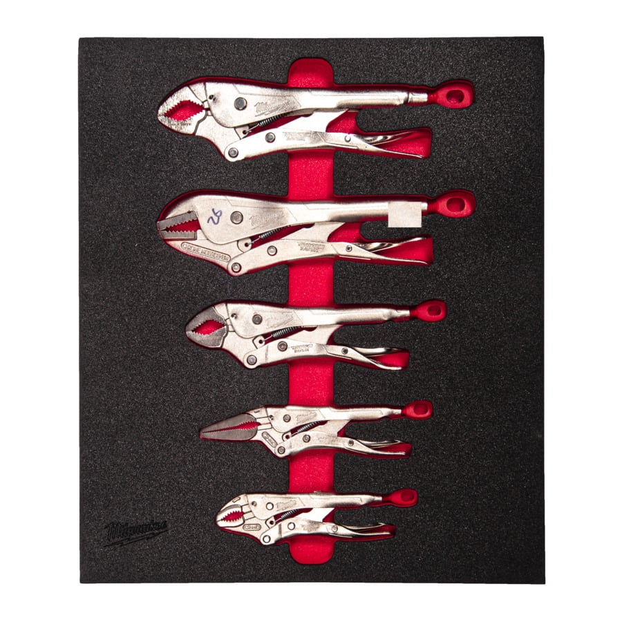 Milwaukee Foam inlay griptangenset | 5-delig 4932493634