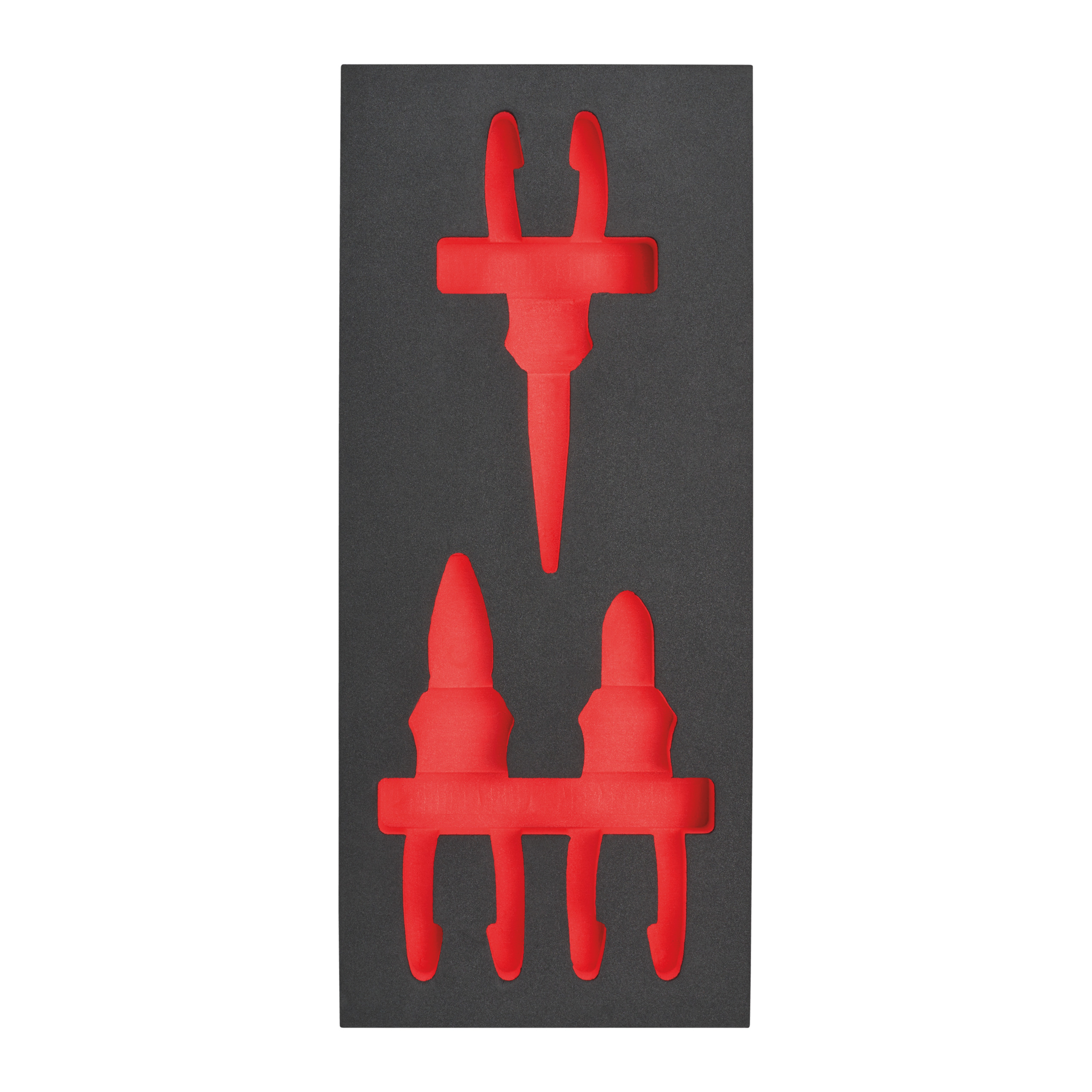 Milwaukee Empty 3 pc Pliers Set Foam Insert Lege Foam inlay tangenset (3-delig) - 4932493685