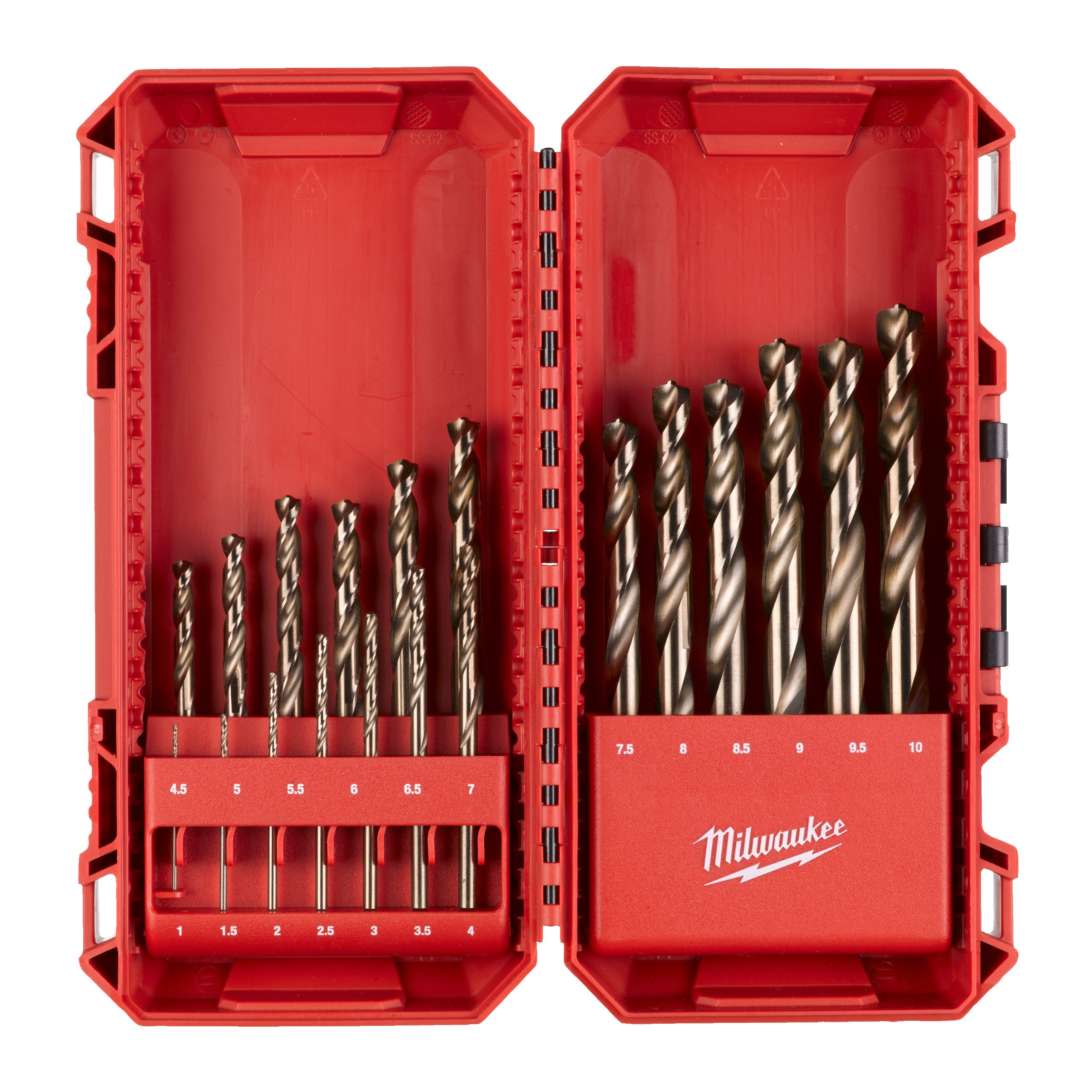 Milwaukee Metaalboren set | Red Cobalt | HSS-G | 19-delig - 4932493867