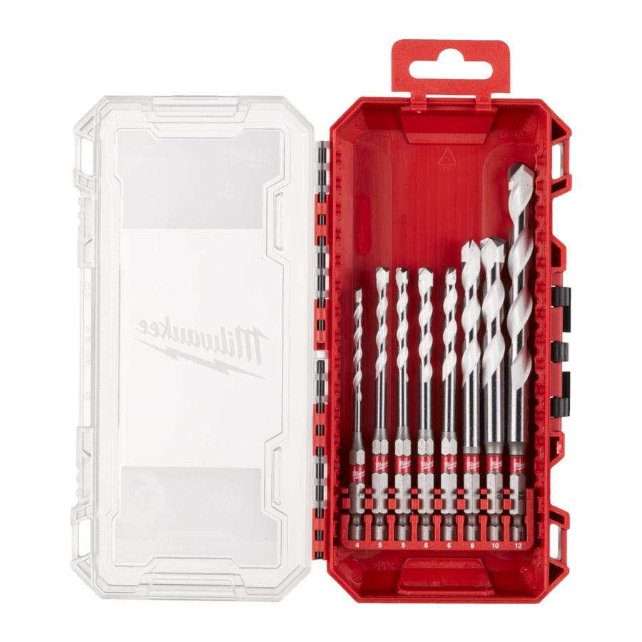 Milwaukee SHOCKWAVE Multi materiaalboren set (4 5 5 6 6 8 10 12) 4932493871
