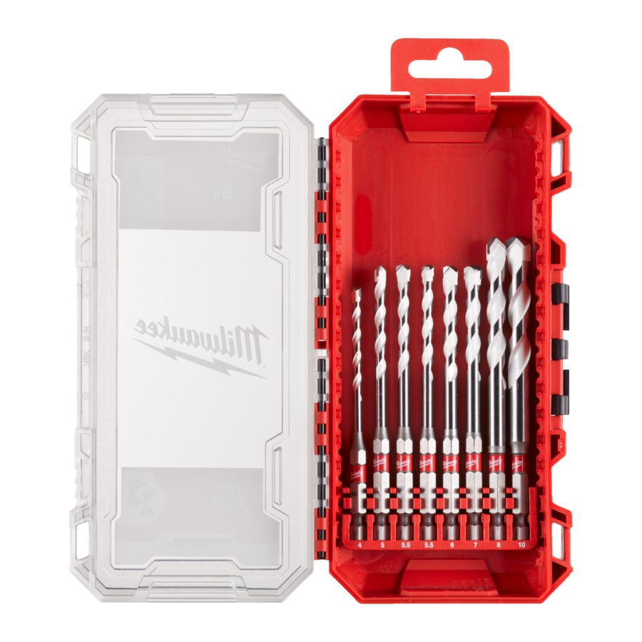 Milwaukee SHOCKWAVE Multi materiaalboren UK set (4 5 5 5 6 7 8 10) 4932493872