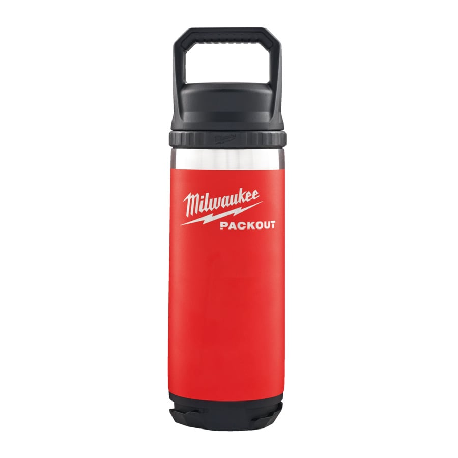Milwaukee PACKOUT™ 532 ml fles met deksel rood - 4932493991