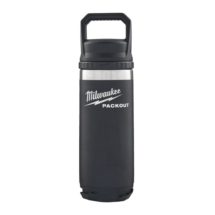 Milwaukee PACKOUT™ 532 ml fles met deksel zwart - 4932493992