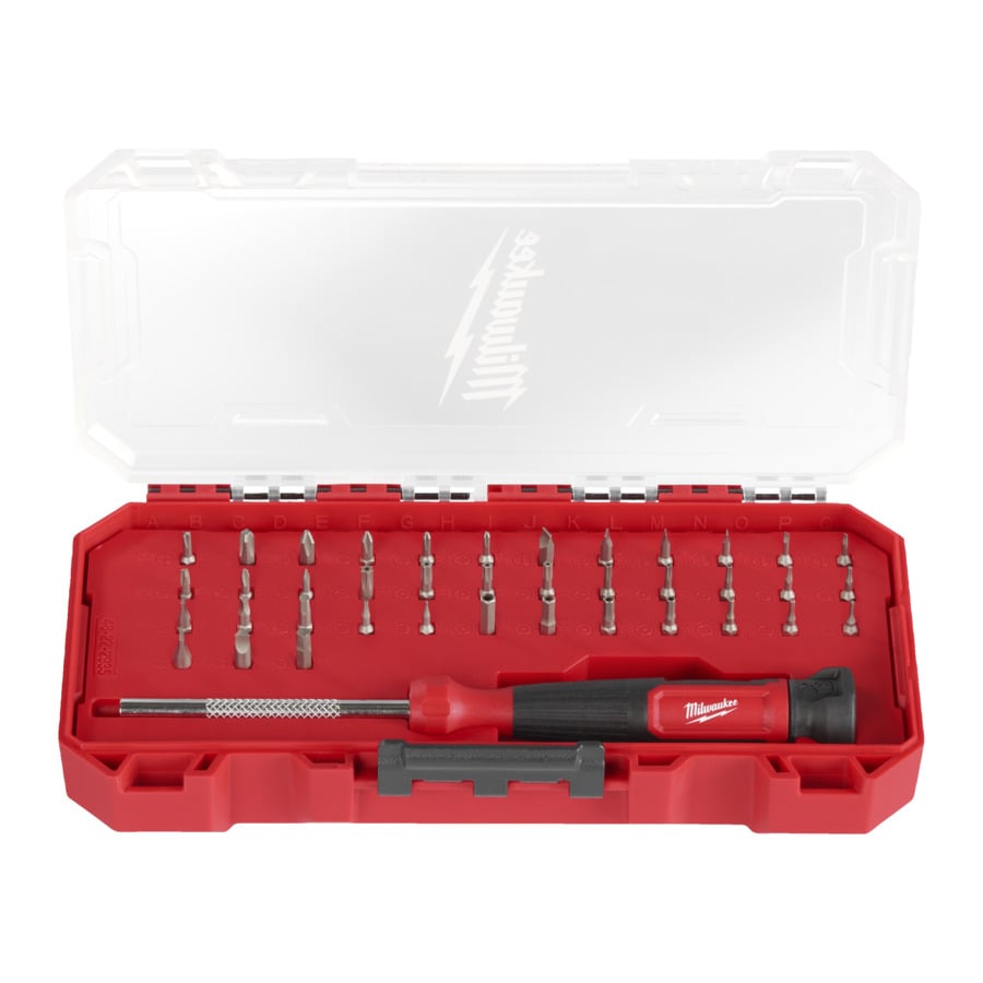 Milwaukee Schroevendraaier 39 in 1 multi-Bit precisie met koffertje 4932498177
