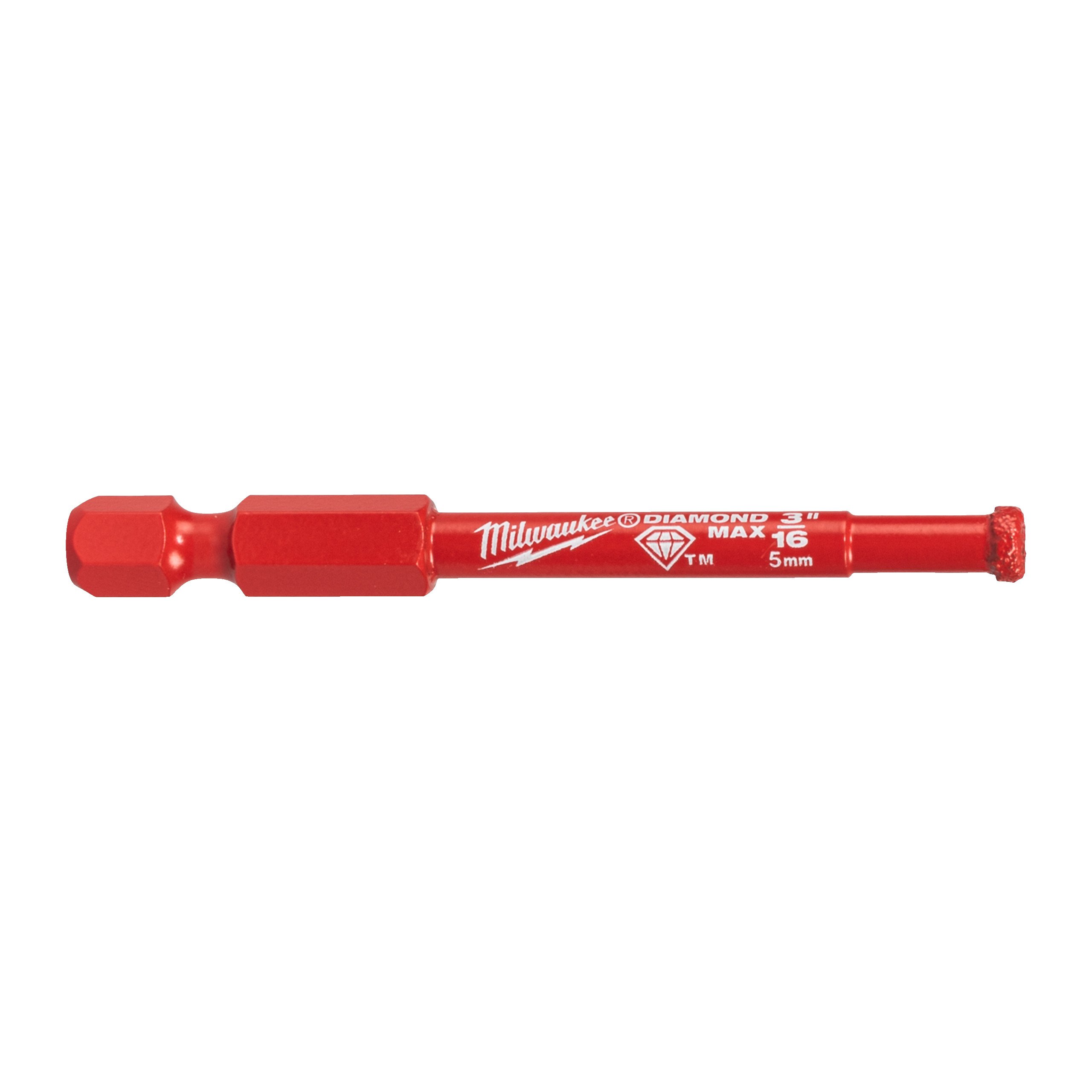Milwaukee Boren | DIAMOND MAX™ | 1/4" nat/droog | 5 mm 1/4" Hex - 4932498341