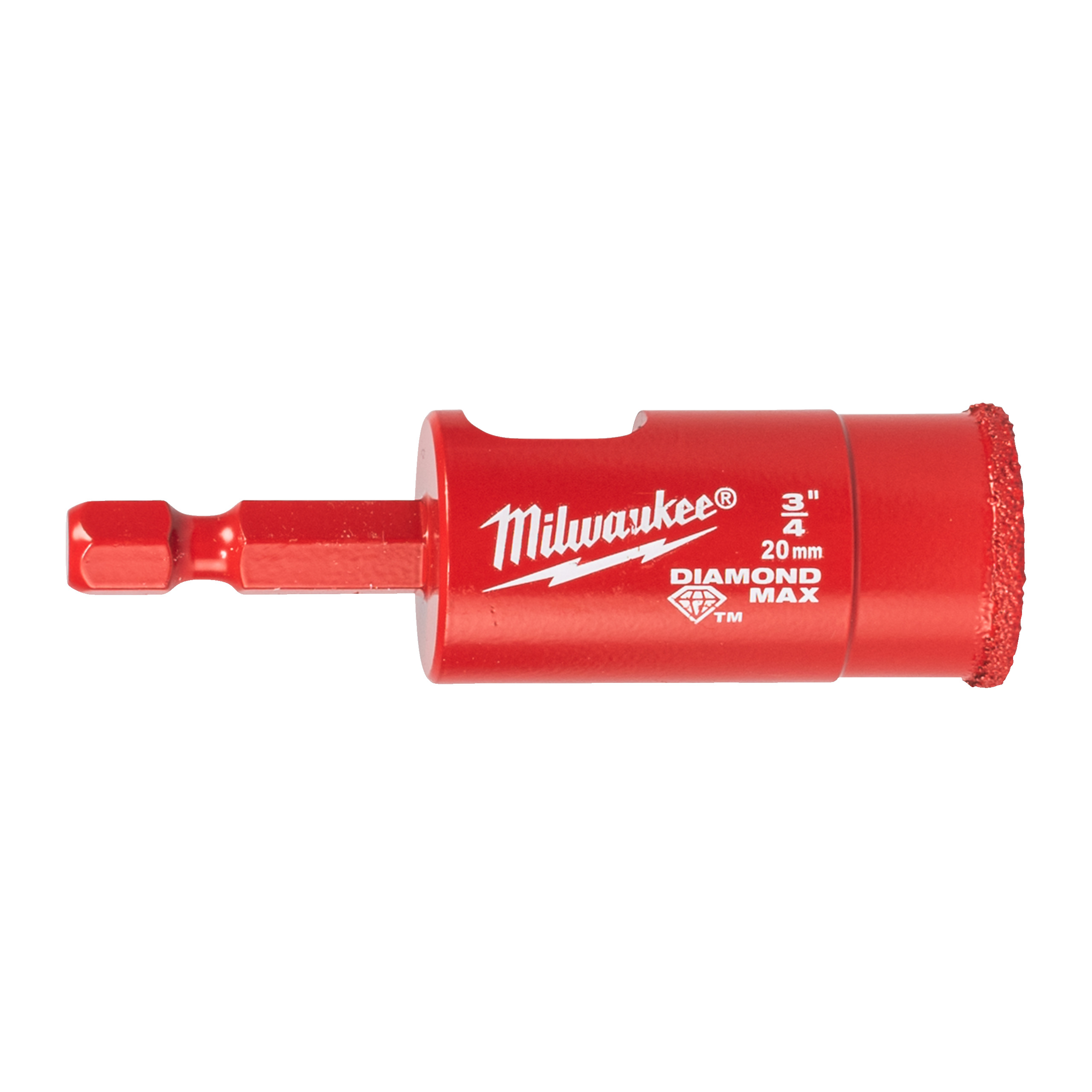 Milwaukee Boren | DIAMOND MAX™ | 1/4" nat/droog | 20 mm 1/4" Hex - 4932498348