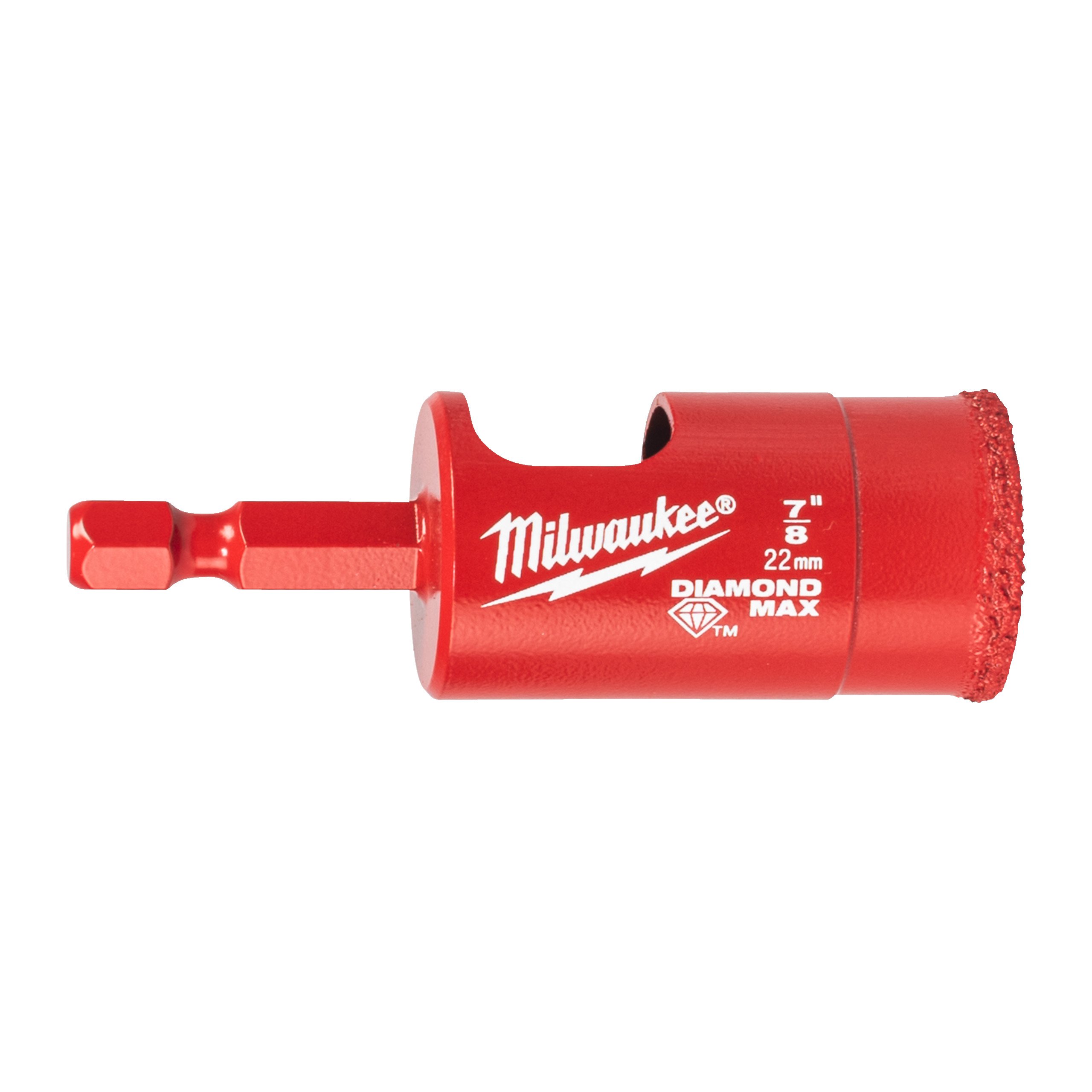 Milwaukee Boren | DIAMOND MAX™ | 1/4" nat/droog | 22 mm 1/4" Hex - 4932498349