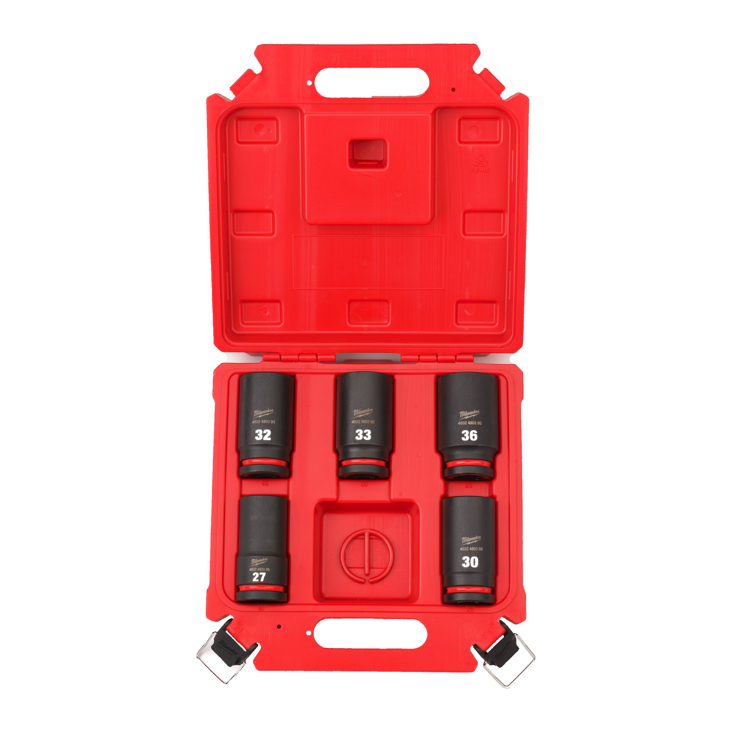 Milwaukee Doppenset | Diepe doppen | 3/4" | 5 stuks - 4932498750