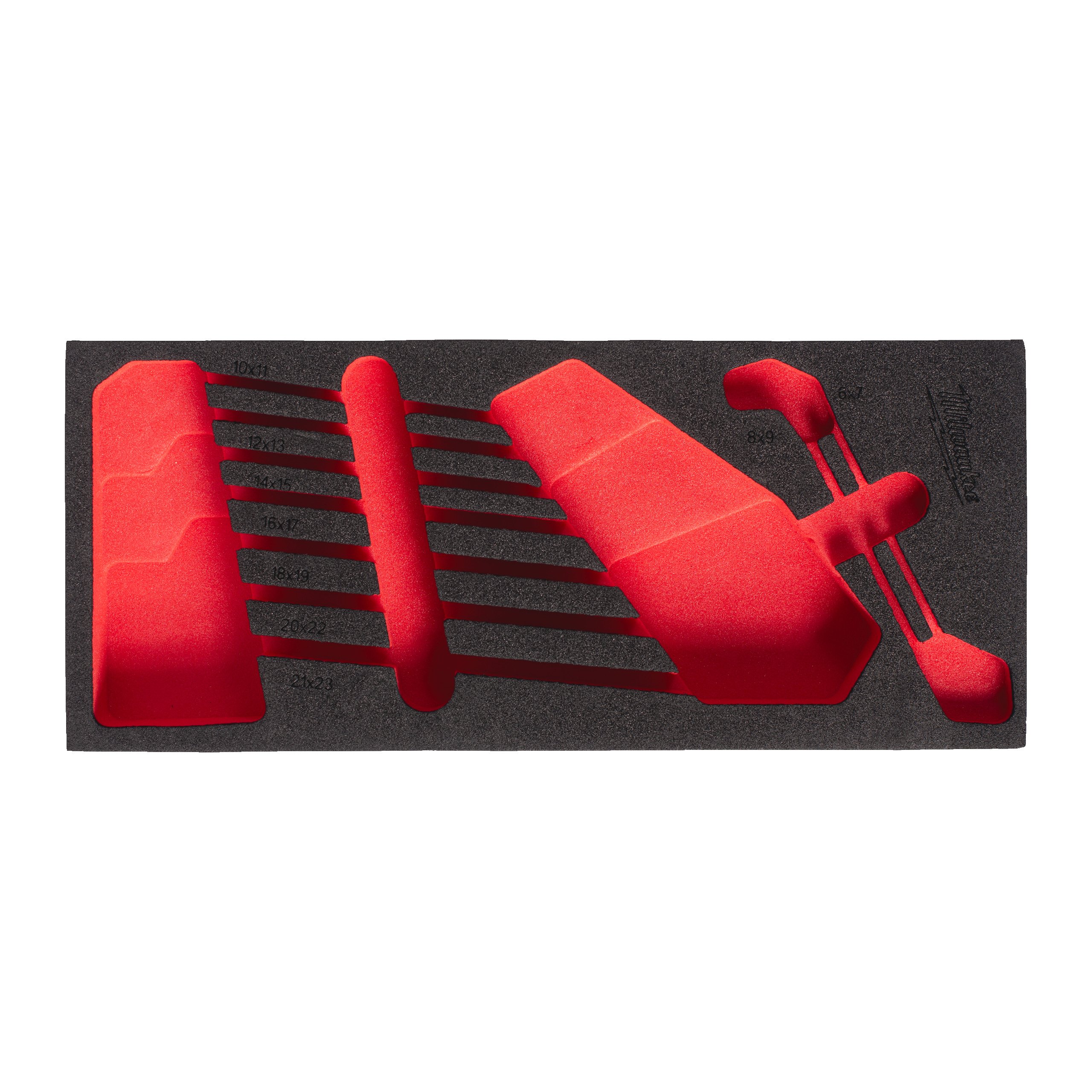 Milwaukee Vervangende Foam Inlay voor Dubbele Ringsleutelset - 4932499087