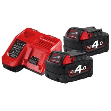 Milwaukee M18 NRG-402 18V Li-Ion accu starterset - 4933459215
