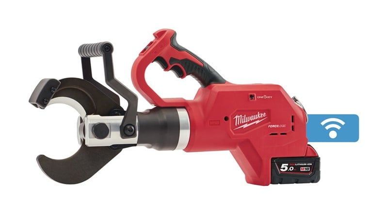 Milwaukee M18 HCC75-502C Force Logic hydraulische ondergrondse accu kabelkniptang - 4933459269