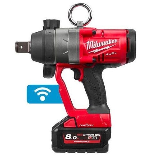 Milwaukee M18 ONEFHIWF1-802X One-Key 18V Li-Ion accu slagmoersleutel body in HD-Box 2033Nm koolborstelloos - 4933459733