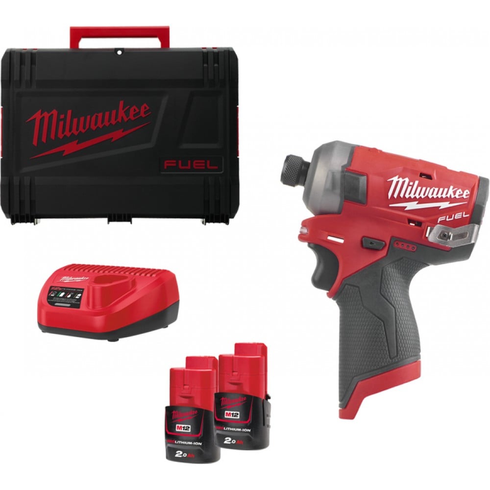 Milwaukee M12 FQID-202X | M12 FUEL subcompact SURGE 1/4" hex hydraulische slagschroevendraaier - 4933464973 - 4933464973