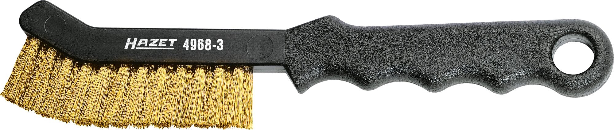 HAZET Messing remzadelborstel 4968-3 · Lengte: 225 mm