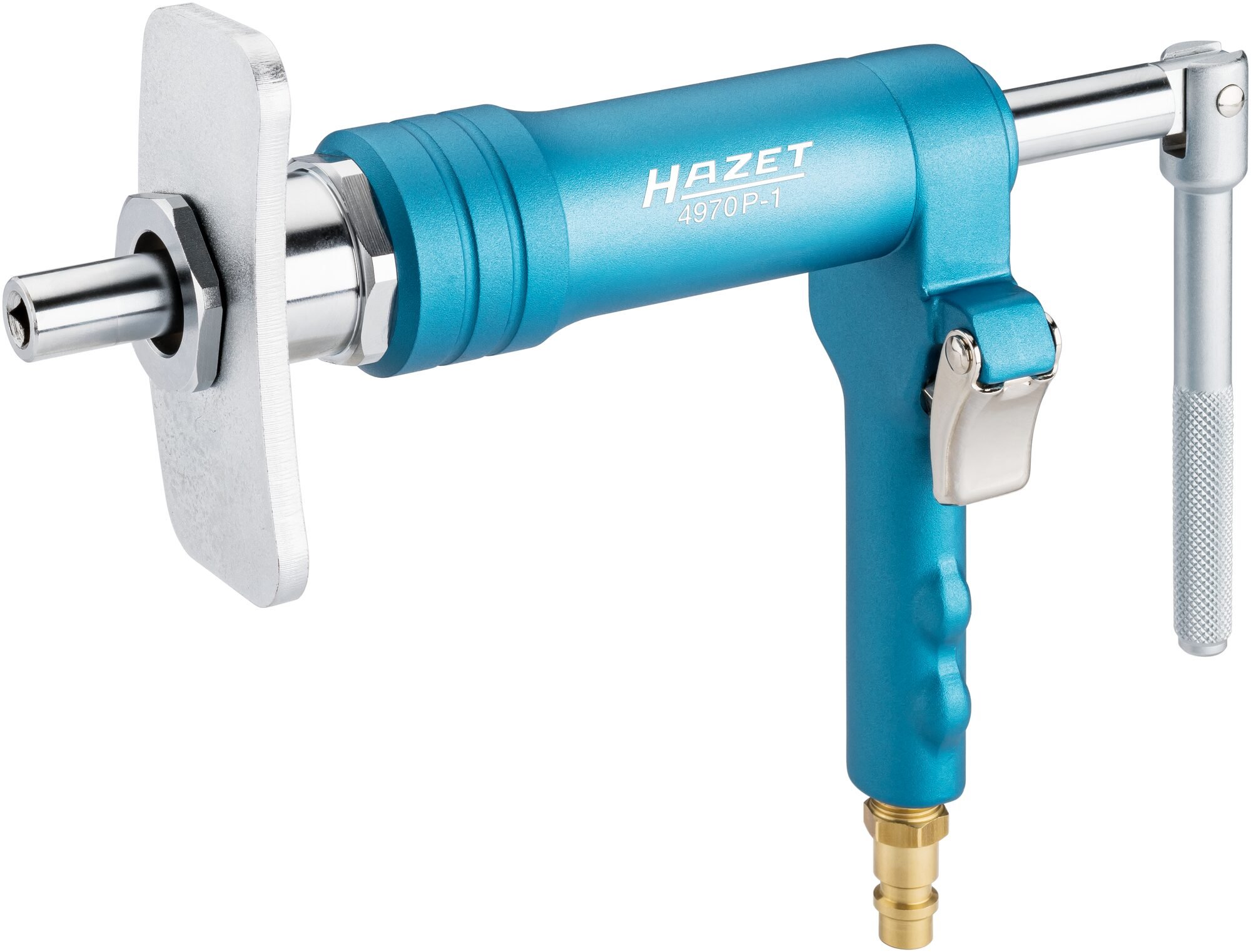 HAZET Remzuiger-terugstelgereedschapset · pneumatisch 4970P-1/4 · 4-delig