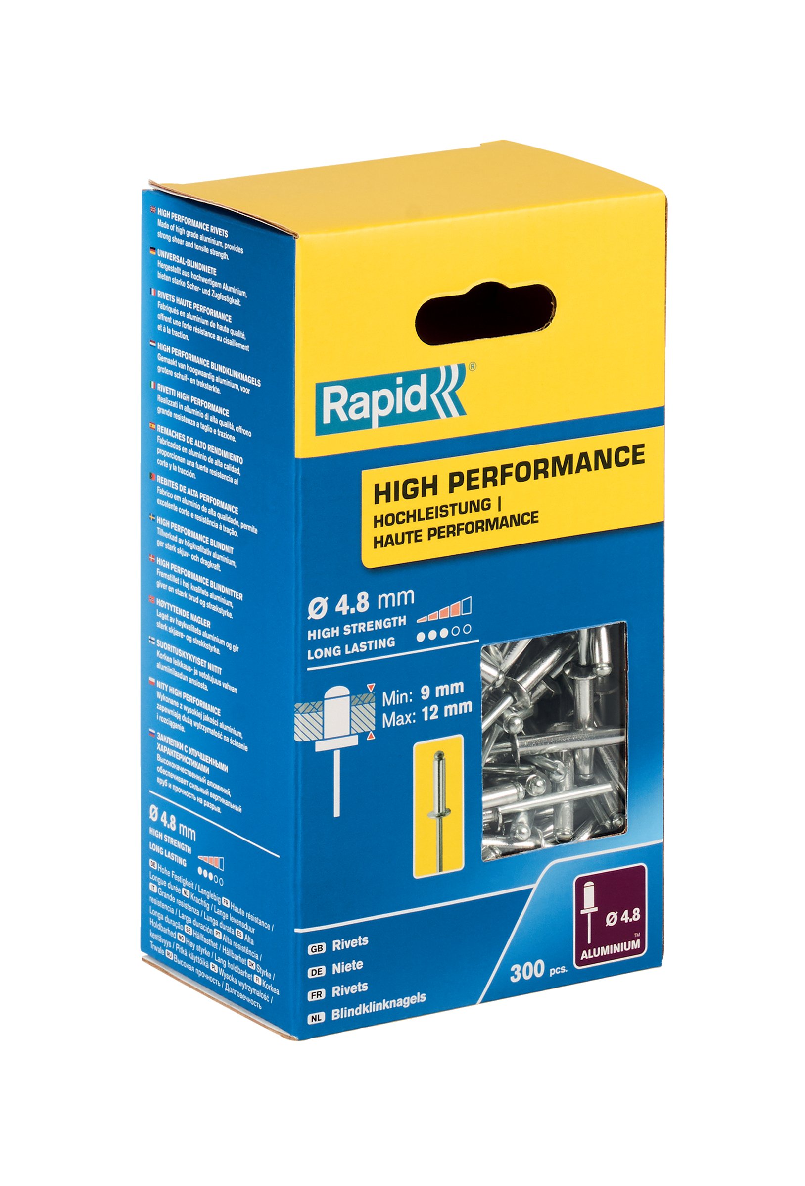 Rapid High Performance blindklinknagels | 4x16mm | 300 st | Box - 5001438