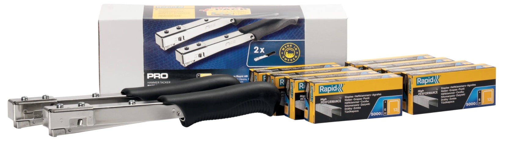Rapid 2 x R19 Hamertacker | MegaPack | incl. 40.000 nieten - 5001454