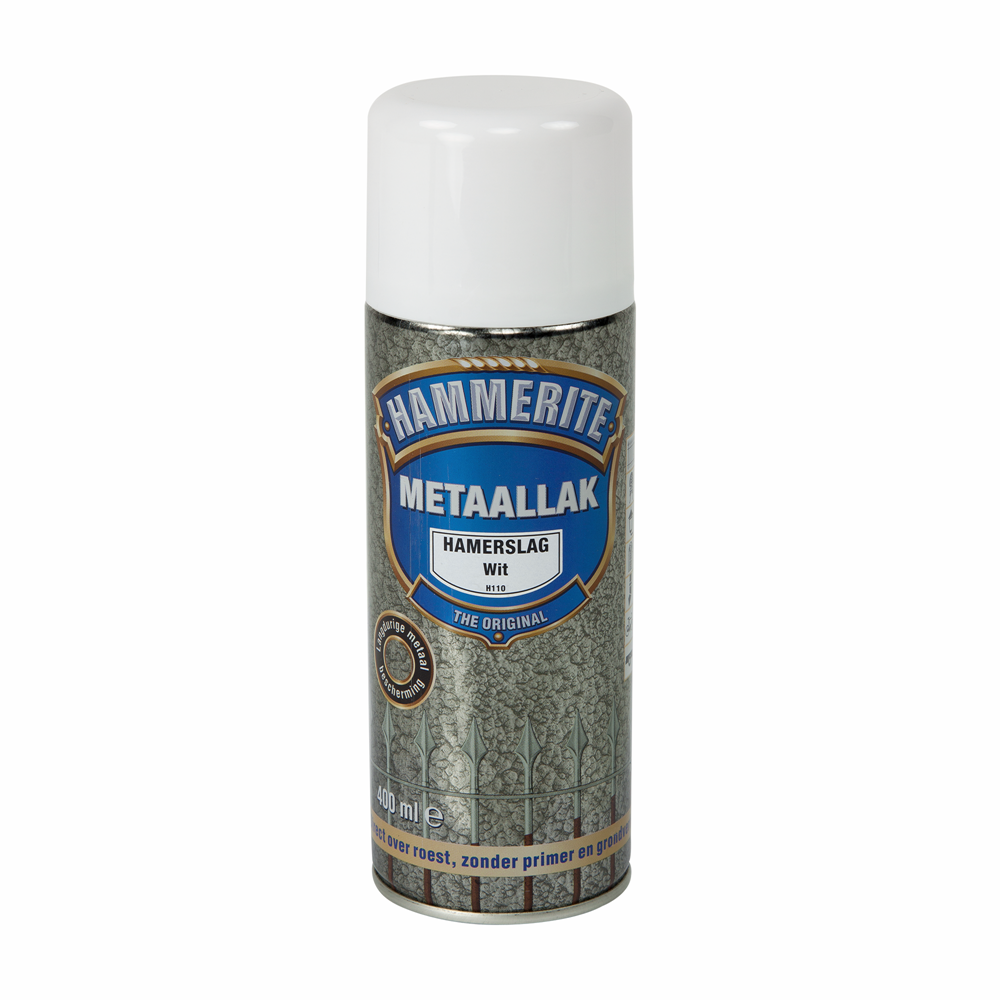 Hammerite Metaallak Hamerslag | Wit | H110 | Spray | 400ml - 5095203 afbeelding