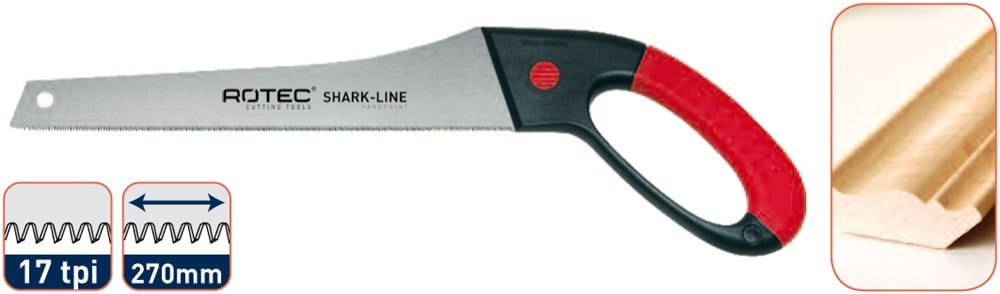 Rotec Fijnvertandezaag Shark-Line SL3 werklengte=270/ T=17 - 5030010