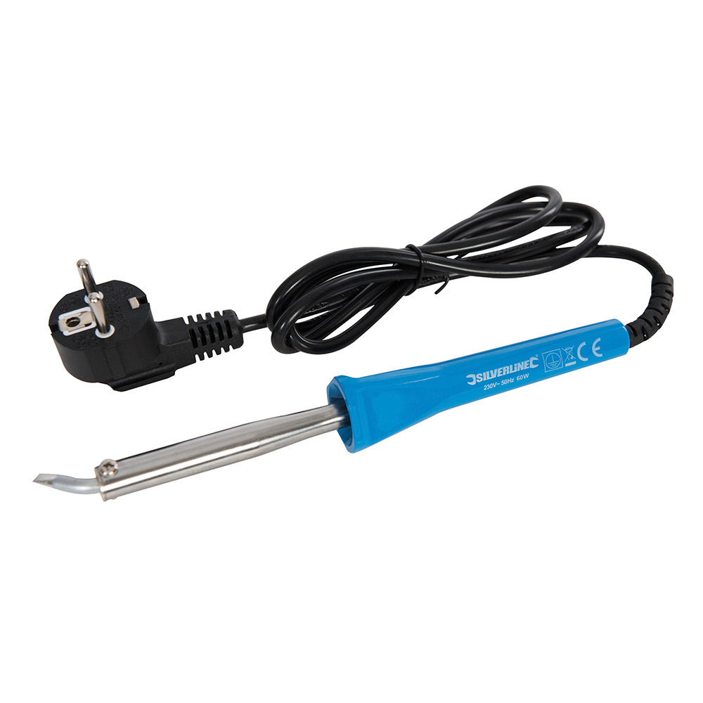 Silverline Soldeerijzer - 60 Watt - 250 Volt - Blauw