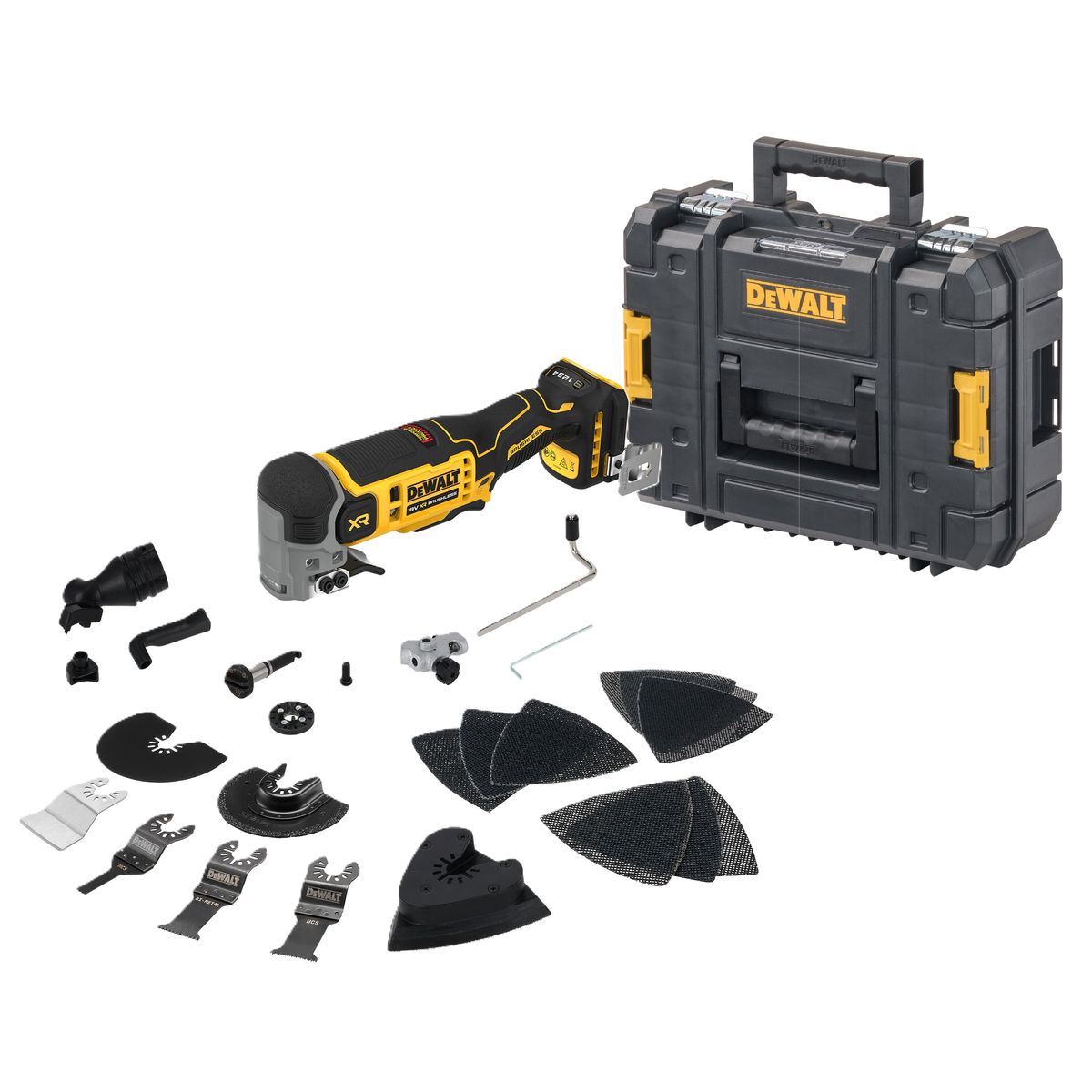 DeWalt DCS359NT-XJ 18V XR Brushless Oscillerende Multitool Antivibratie in TSTAK koffer | zonder accu's en lader - DCS359NT-XJ