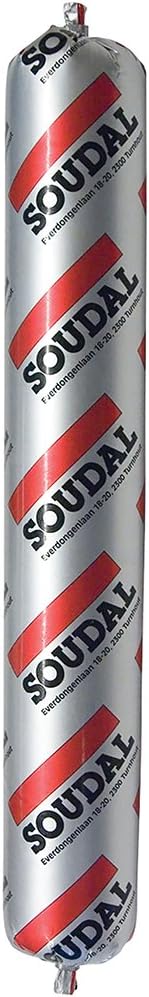 Soudal Silirub 2 | Siliconenkit | Zwart | 600 ml - 100253