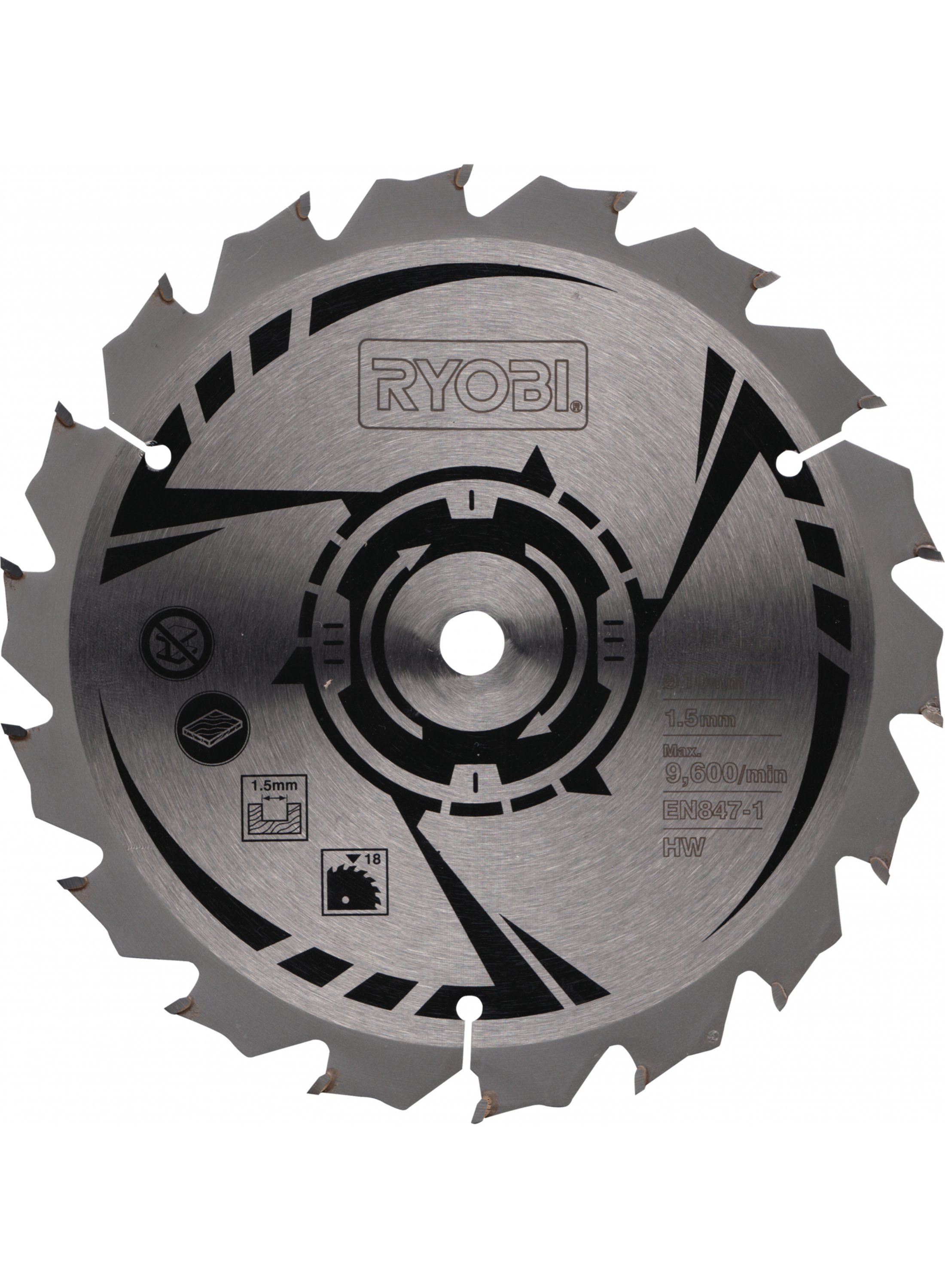 Ryobi CSB150A1 | 1 Cirkelzaagblad compatibel met RWSL1801M, LCS180 en R18CSP - 5132002579 - 5132002579