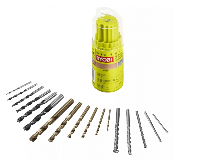 Ryobi RAK18DMIX | 18-delig Mix Boorset - 5132004669 - 5132004669