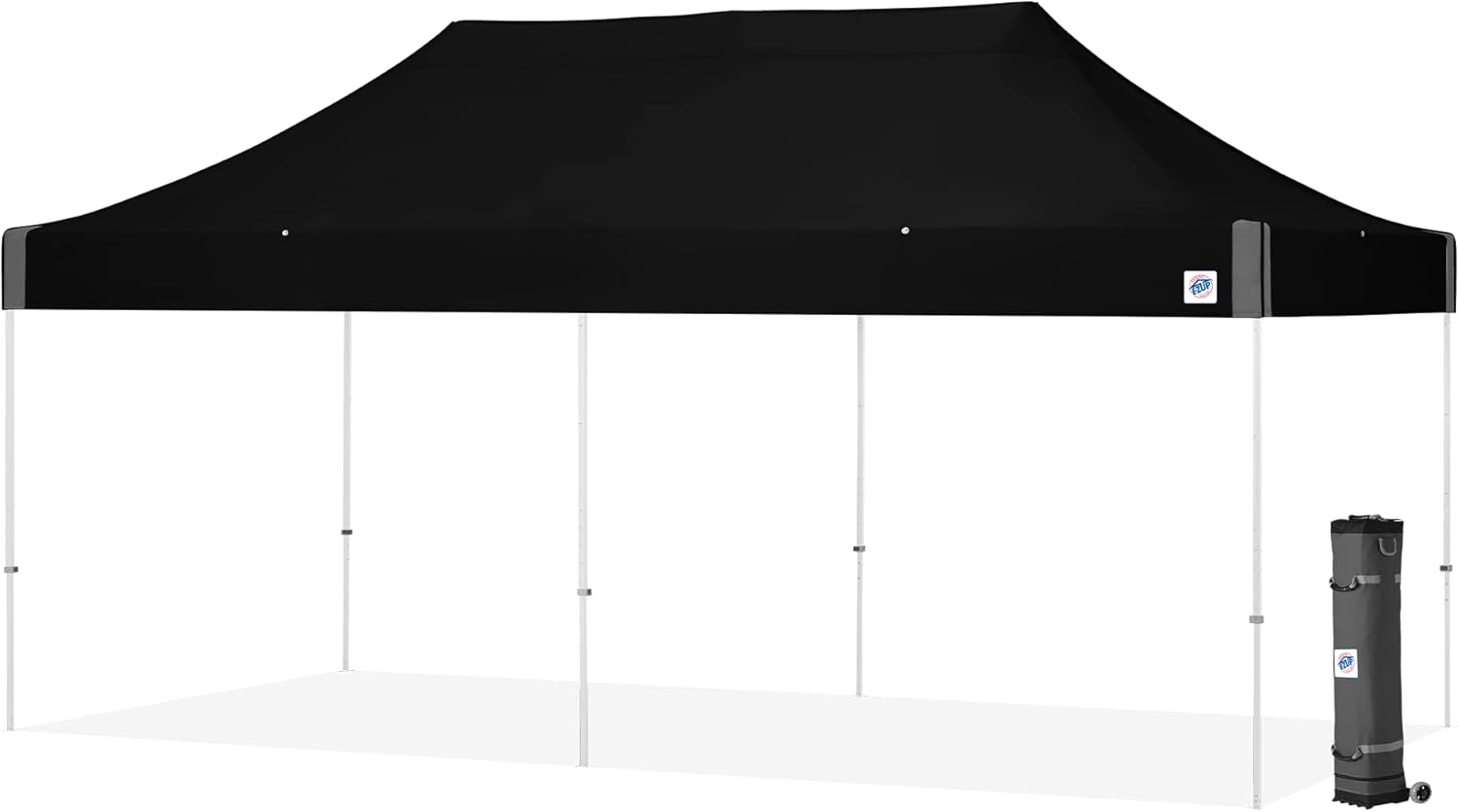 E-Z UP® - Vantage™ Canopy Shelter Tent - pop-up werktent/partytent | 3m x 6m | zwart - VG3WH20BK