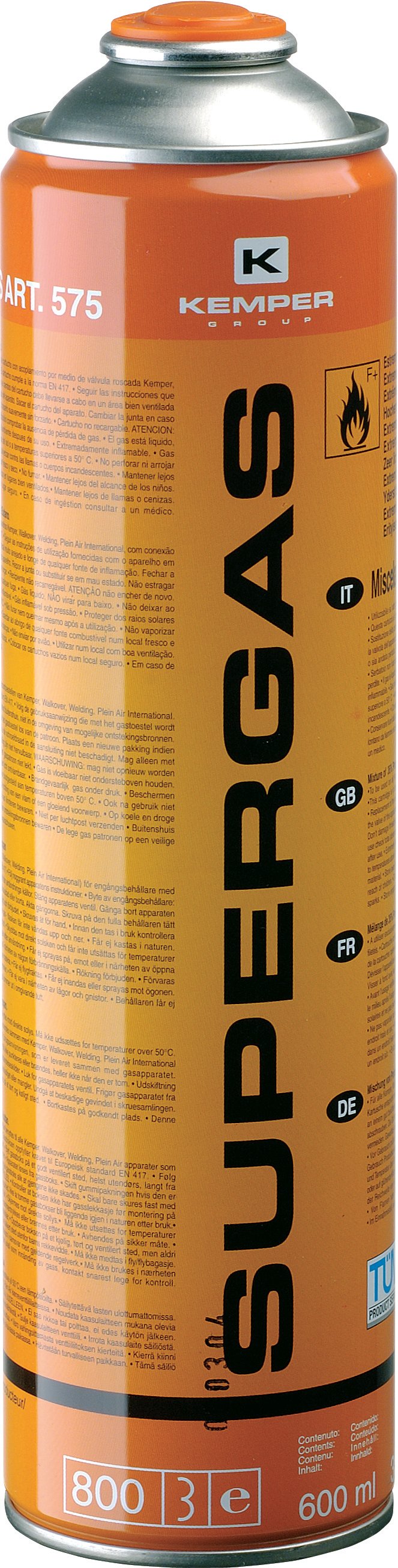 Gys Gasvulling 600ml, butaan-propaan - 5193040427 5193040427