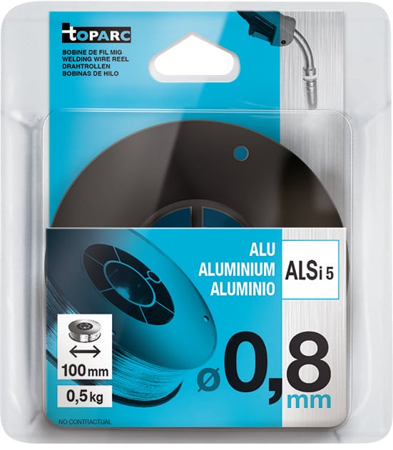 Gys Draadbobijn 100x0,8mm, 5kg, ALSI 5 - 5193086685 5193086685