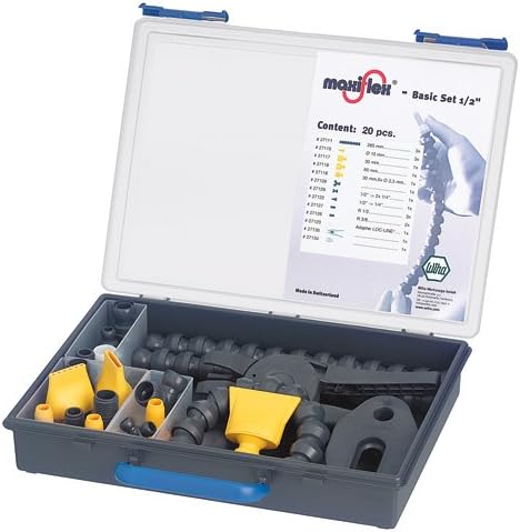 Wiha Gelede slangset maxiflex® basis 1/2" systeem 20-delig - 30519