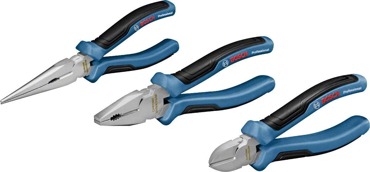 Bosch Blauw 1600A016BG | 3-Delige Tangenset 1600A016BG