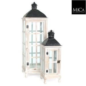 Enzo Lantaarn nosta wit set a2 51/87cm hoog 5508910