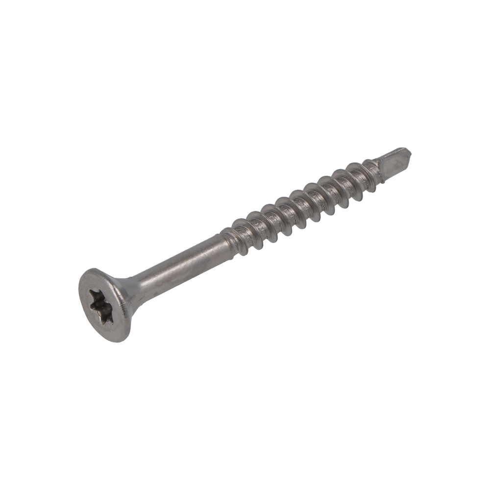 Proftec Hardhoutschroef RVS 410 Platkop Topdrill Torx TX20 4.0X35/24 | 200 stuks - 5216.31.25401 afbeelding