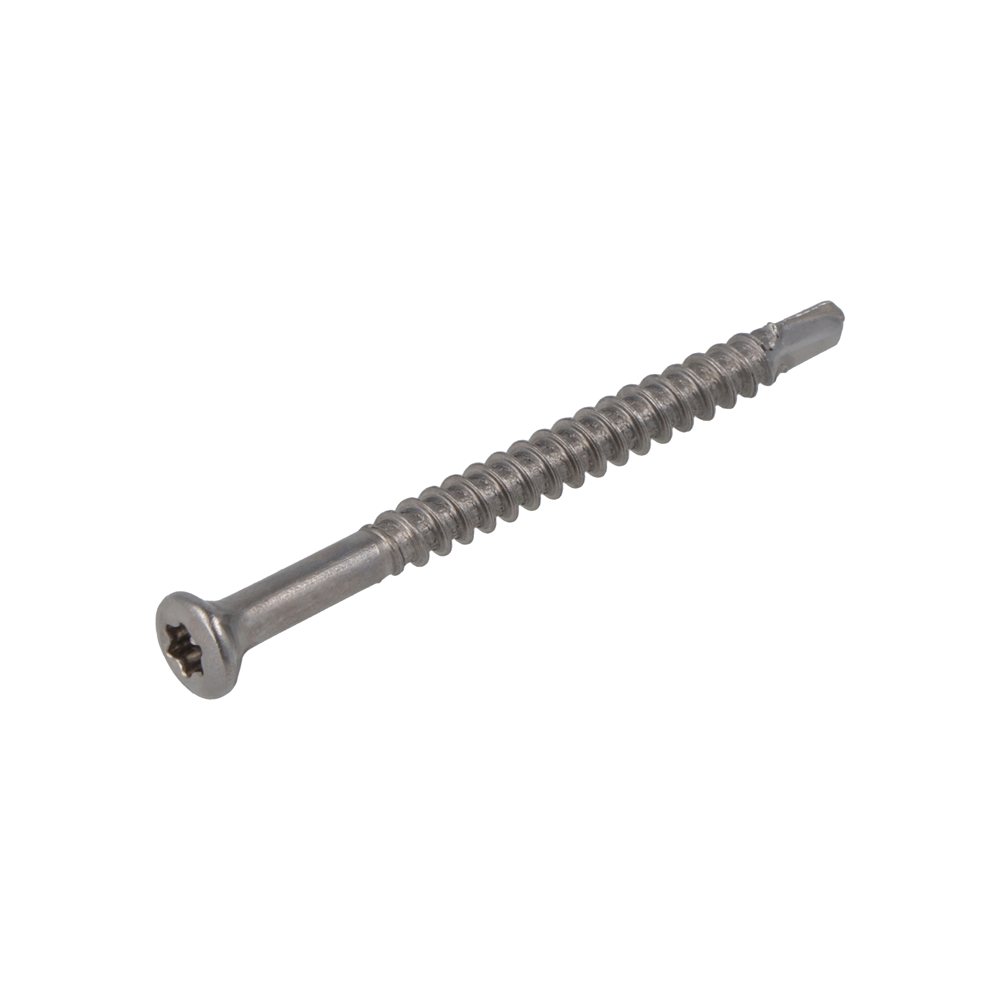 Proftec Glaslatschroef RVS 410 Lenskop Topdrill Torx TX10 3.2X30 | 200 stuks - 5217.31.17201