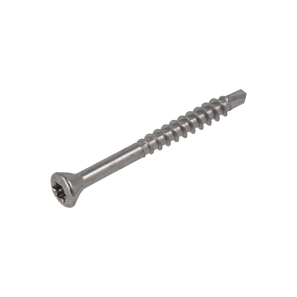 Proftec Vlonderschroef RVS 410 Lenskop Topdrill Torx TX25 5.0X50/30 | 200 stuks - 5218.31.41901