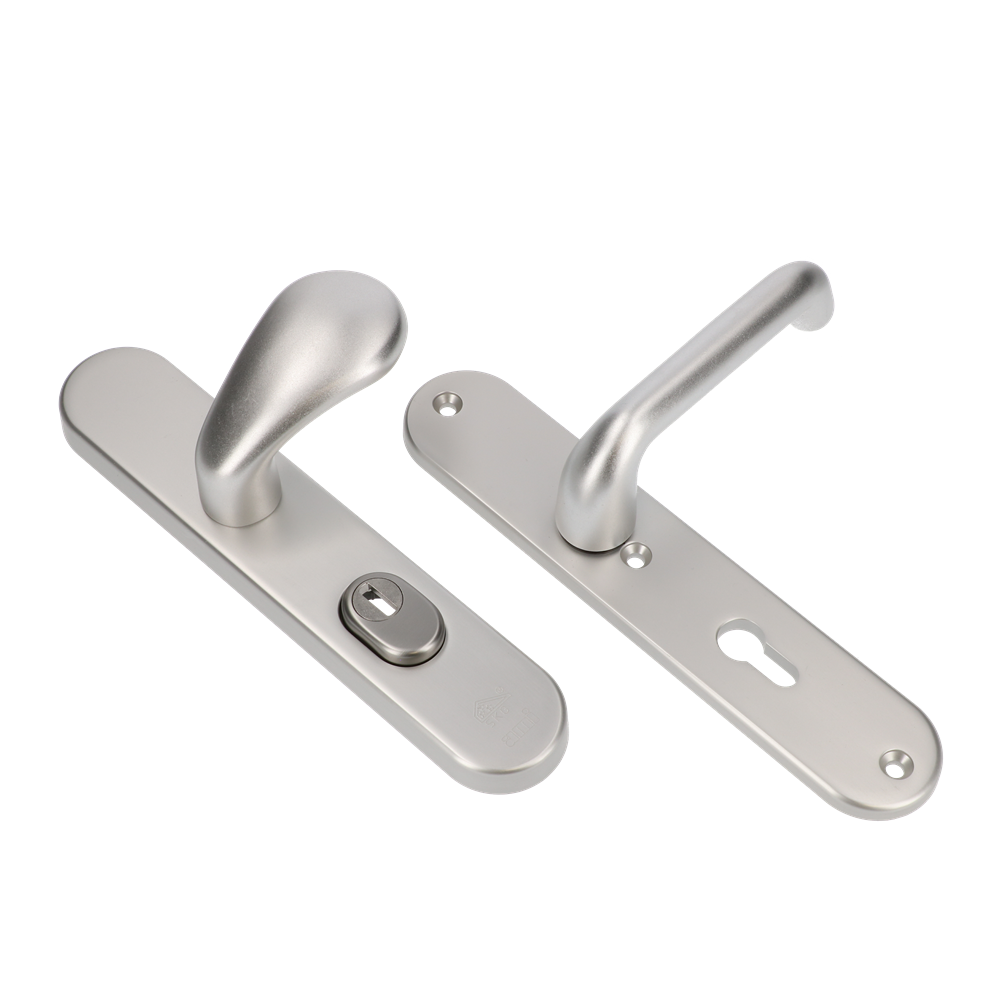 AMI Veiligheidsbeslag 173 Knop 378 Rotaveer 250/50/15 Kt92 /Profielcilinder 92 F1 Deurdikte 53/57 Mm - 656957