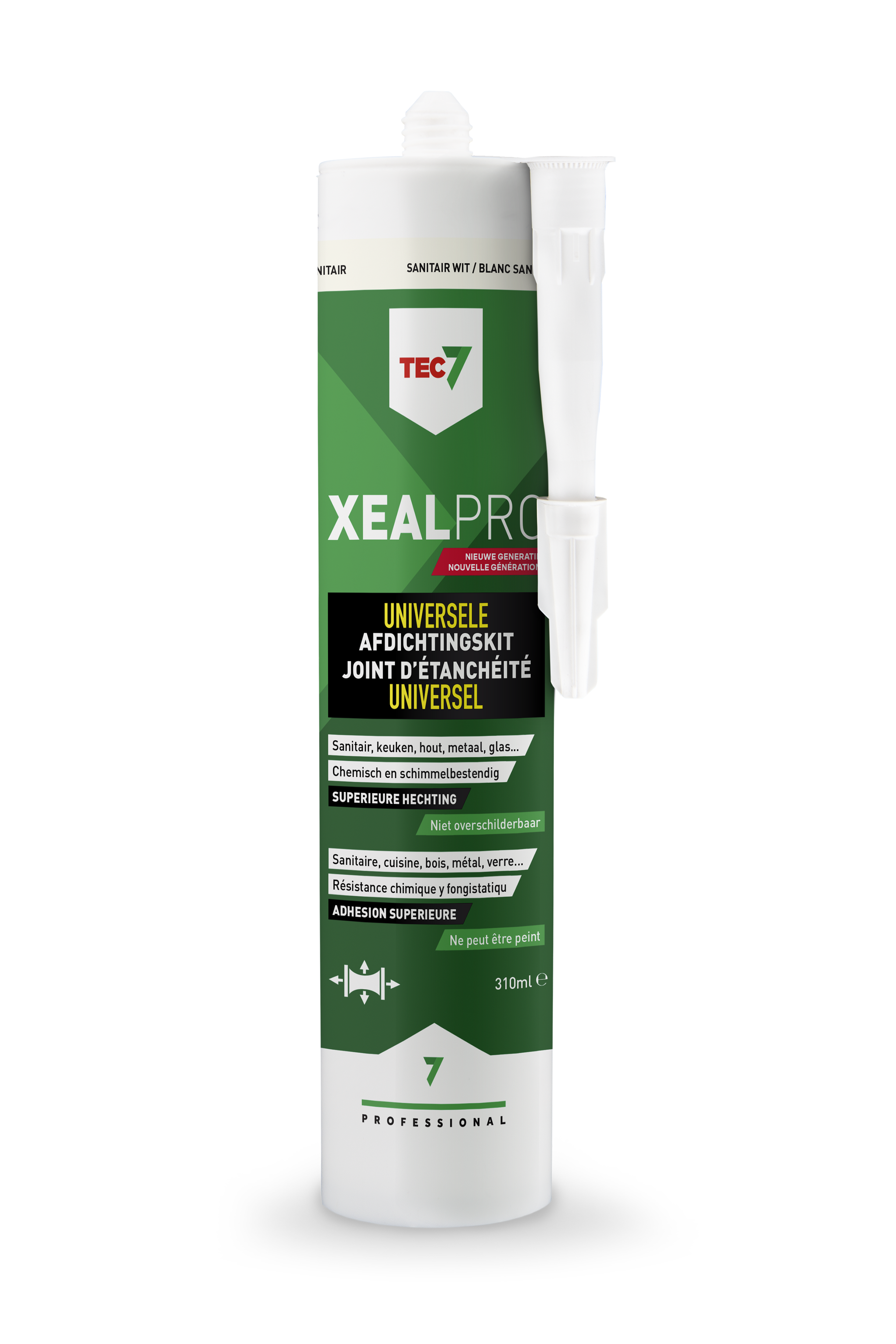Tec7 XealPro Sanitair wit Patroon - 528002000