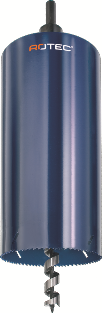 Rotec Dakdoorvoerboor | 180x300mm | 4-6tpi | Incl.boor +6kt Adapter - 529.1802