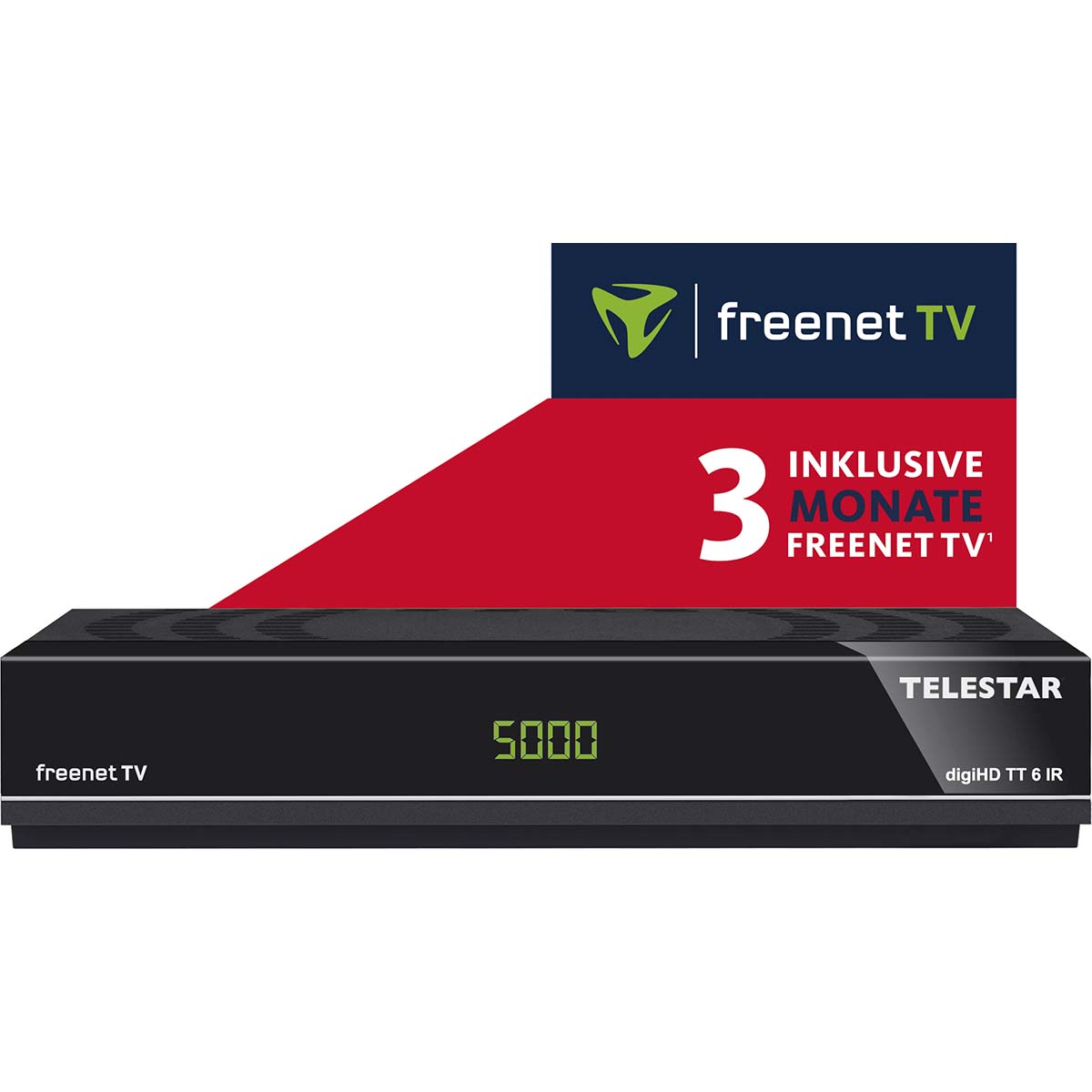 Telestar digiHD TT 6 IR Klein formaat DTT 2 HD set-top-box incl. 3 maanden freenet - 5310487