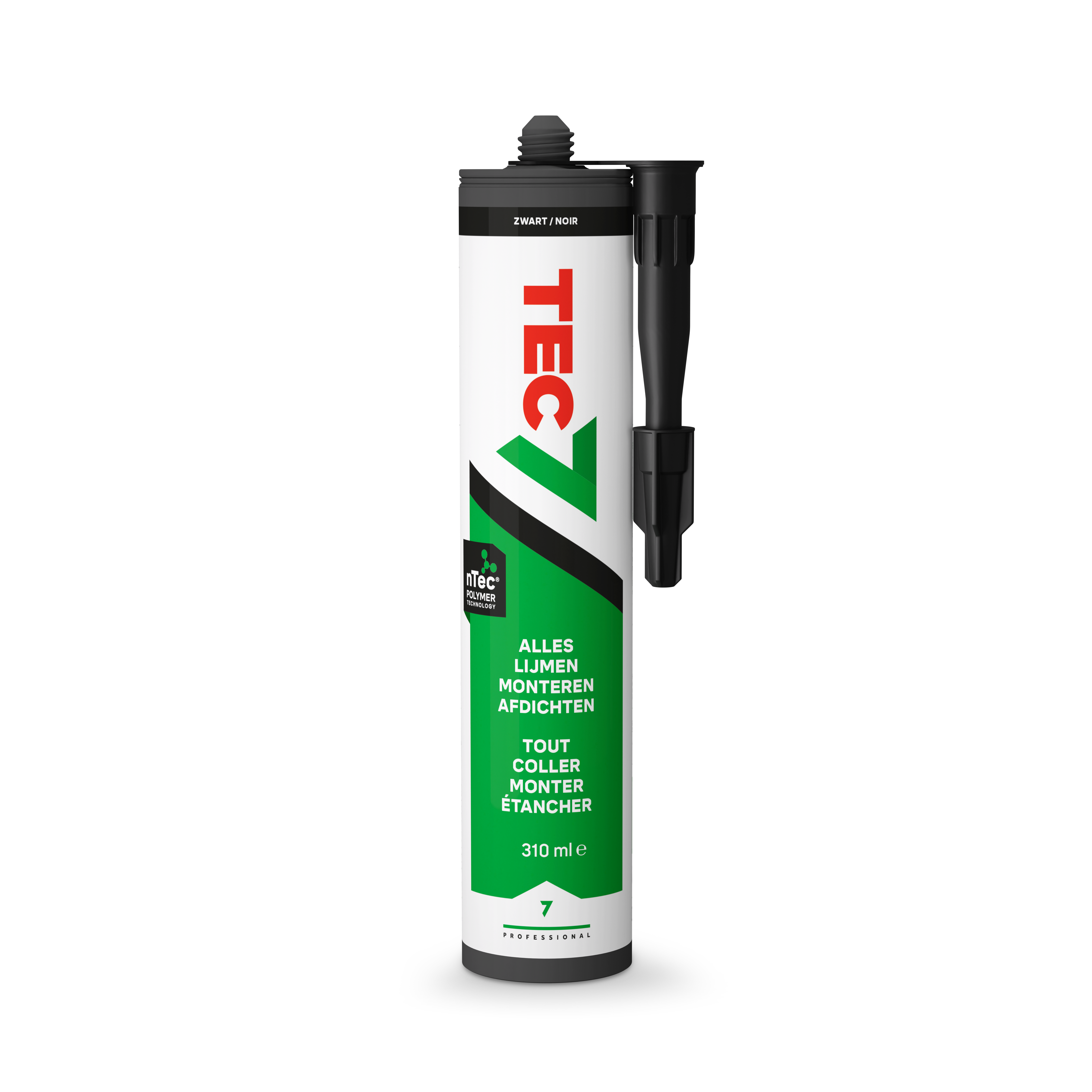 Tec7 Tec7 patroon Universele kit 310ml Zwart - 535106000