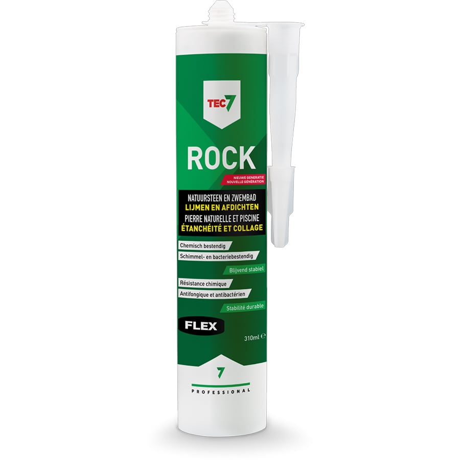 Tec7 Rock Semi-transparant | Patroon 310 ml - 539006000
