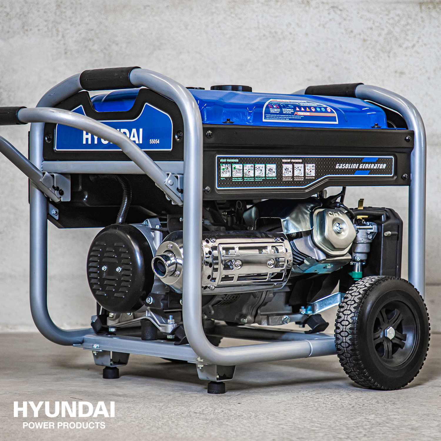 Hyundai krachtstroom generator / aggregaat (230V + 380V) 5500 watt