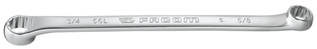 Facom korte ringsleutel 10° gebogen 7/16x1/2 - 56L.7/16X1/2